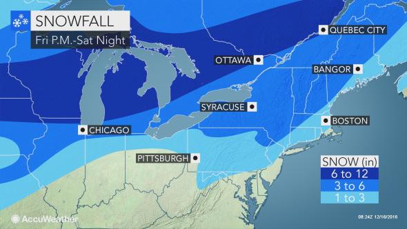 AccuWeather places Pittsburgh right on the line of accumulation, anticipating on the low end of 1-3"