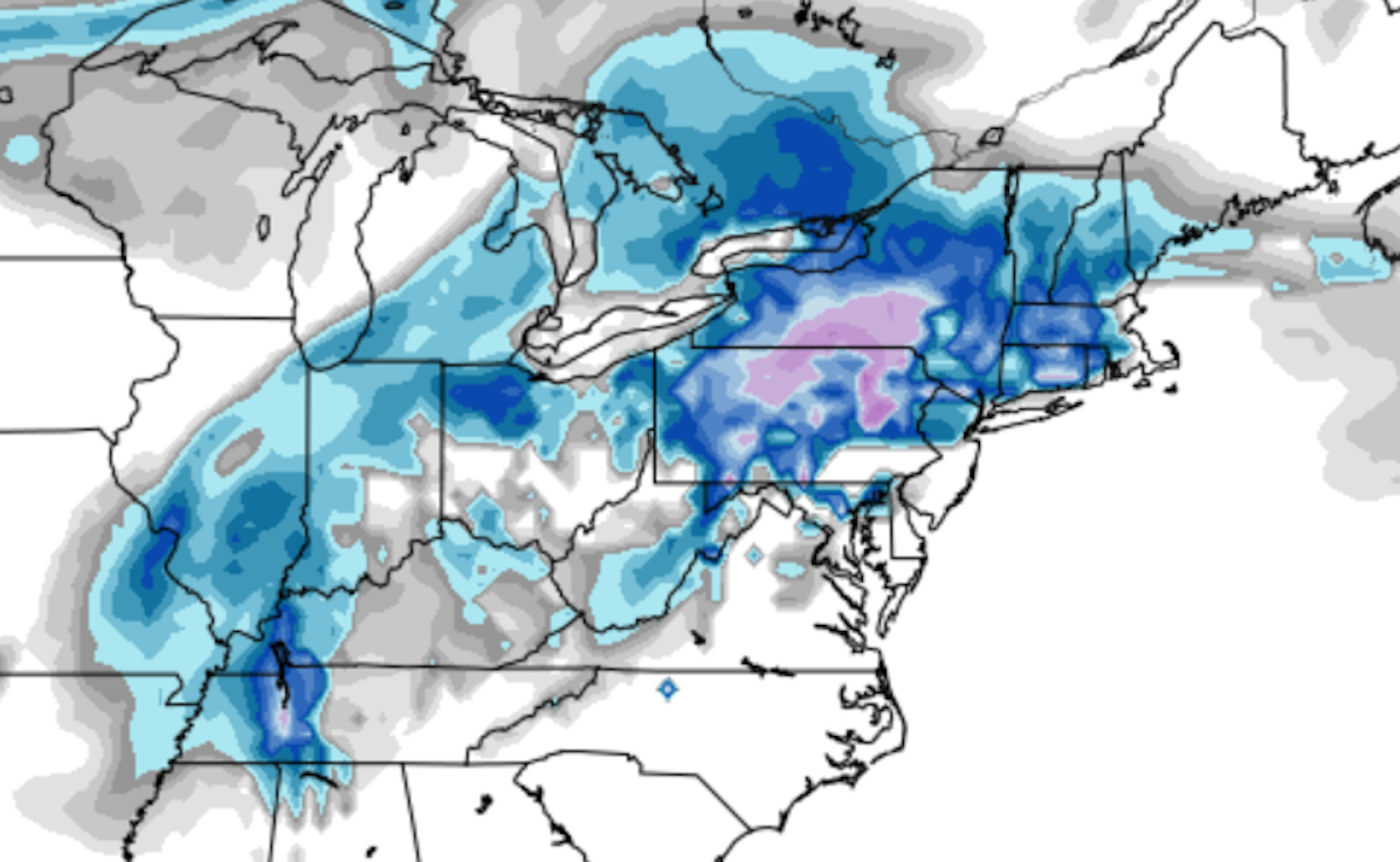 Forecast Roundup for November 15th winter storm Pittsburgh Snow Day