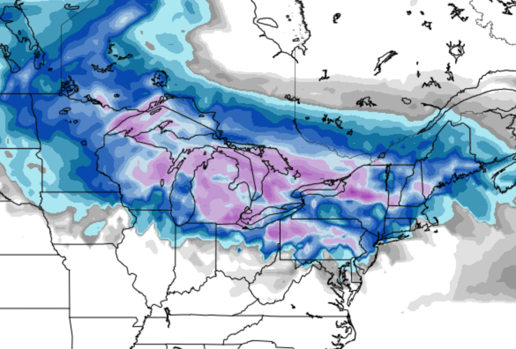 Forecast Roundup for January 18 snowfall Pittsburgh Snow Day