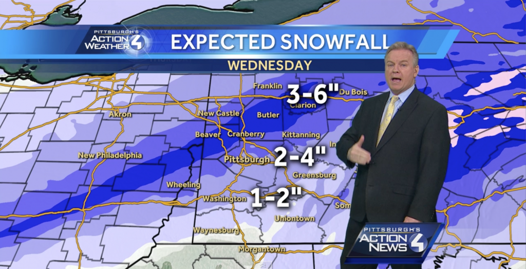 Forecast Roundup for February 7th Winter Storm Pittsburgh Snow Day